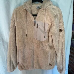 ZeroXposur Cream Sherpa Fleece Jacket NWOT so soft
